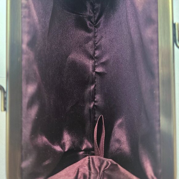 Dolce & Gabbana Merlot Velvet Clutch - Picture 10 of 14